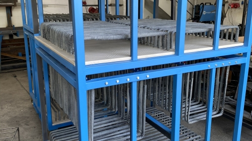 POWDER COATED PRODUCT TRANSPORT AND STOCK TROLLEY