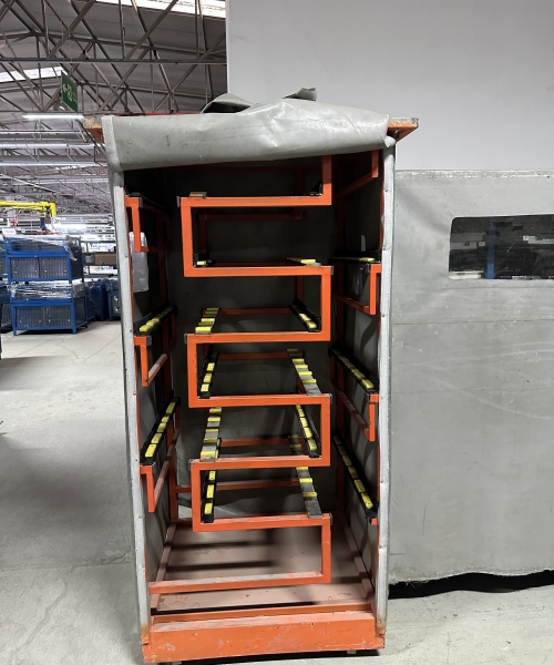 TRANSPORT AND STOCK TROLLEYS FLOW RACK
